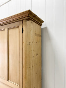 A Large 19th Century English Pine Housekeeper's  Cupboard