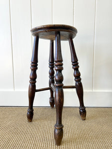 Set of 3 Stools of Varying Heights and Wood Types - Sold Individually