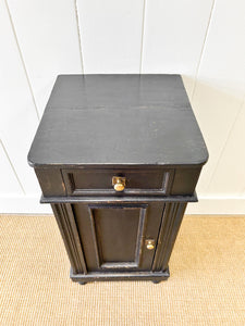 An Ebonized Antique Nightstand c1890