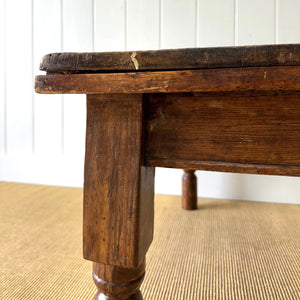 An Antique Rustic English Country Pine Coffee Table