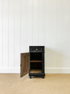 An Ebonized Antique Nightstand c1890