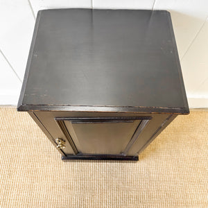 An Ebonized Antique Nightstand c1890