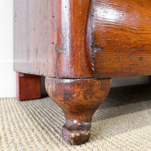 A 19th Century Biedermeier Pitch Pine Chest of Drawers