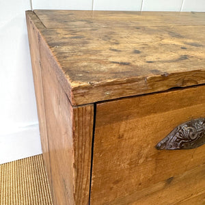 A Large Antique English Bank of Drawers Sideboard or Server c1890