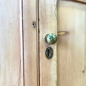 A Large Rustic Pine Welsh Dresser or Cupboard