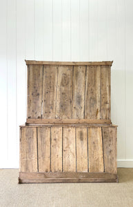 A 19th Century English Pine Bookcase Cabinet or Hutch