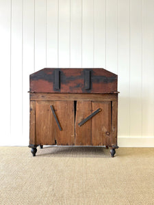 An Ebonized English Pine Chest of Drawers Dresser c1890