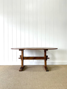 A Country Oval Pine 5.5 ft  Dining Table