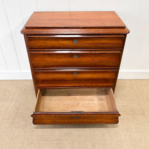 A 19th Century Biedermeier Pitch Pine Chest of Drawers