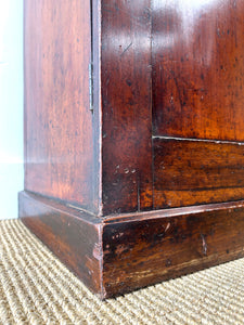 A Large 19th Century English Mahogany Linen Press Cupboard