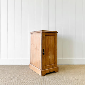 A Charming Pine Nightstand c1890