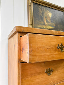 An English Country Pine Sideboard Buffet c1860