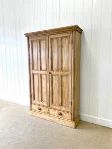 An English 19th Century Pine Housekeepers Cupboard