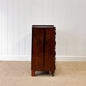 A 19th Century Biedermeier Pitch Pine Chest of Drawers