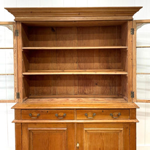 A 19th Century English Bookcase Cabinet or Hutch