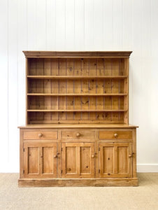 An Wonderful Late 19th Century Pine Welsh Dresser or Cupboard