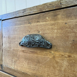 A Large Antique English Bank of Drawers Sideboard or Server c1890