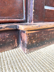 A Scottish Mahogany Breakfront Library or Dining Room Cabinet c1840