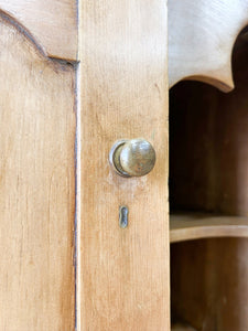 A 19th Century English Pine Dresser or Hutch