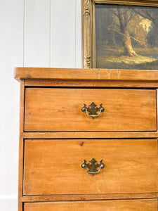 An English Country Pine Sideboard Buffet c1860