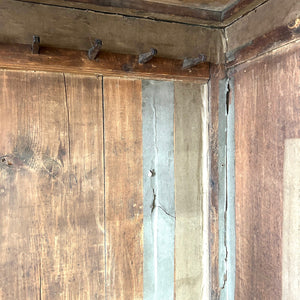 A Beautiful English 18th Century Georgian Oak Tack Cupboard