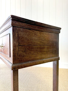 A George III Oak Welsh Dresser Base