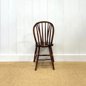 An Ash Spindle Back Side Chair