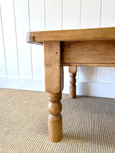 An Antique English Country Pine Coffee Table