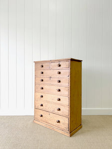 An English Pine Chest of Drawers