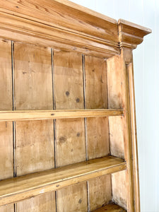 A Gorgeous 19th Century Pine Welsh Dresser or Cupboard