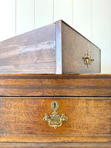 A George III Oak Welsh Dresser Base