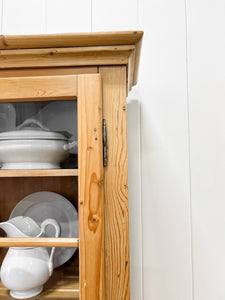 A 19th Century Pine Bookcase Cabinet or Hutch