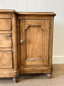 A Diminutive English Pine Sideboard c1870