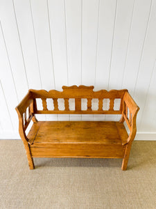 An Antique Country Hall Bench