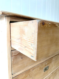 A 19th Century English Bank of Drawers or Sideboard