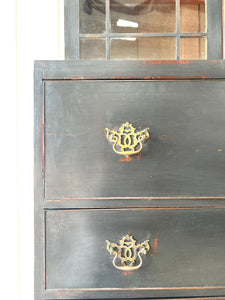 A 19th Century Pine Bookcase Cabinet or Hutch