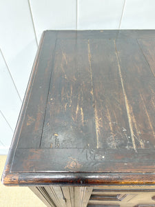 An Antique English William III Oak Clothes Cupboard