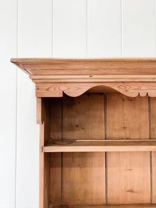 A 19th Century English Pine Dresser or Hutch