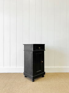 An Ebonized Antique Nightstand c1890