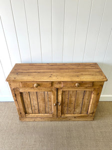 An Antique French Pine Sideboard c1860