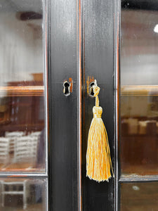 A Large and Early 19th Century Ebonized English Bookcase