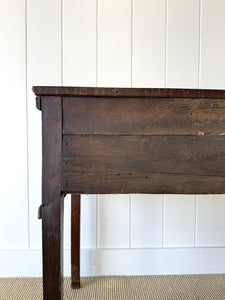 A George III Oak Welsh Dresser Base