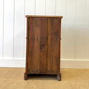 A Charming Pine Nightstand c1890 with Open Top