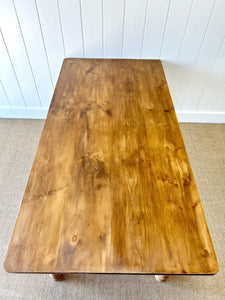 An English Country Pine 6ft Dining Table Custom Built