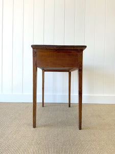 An Antique English Country Pine Console Table