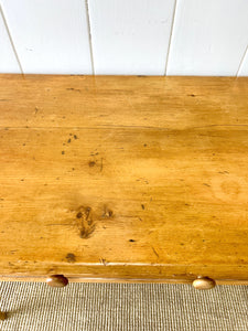 An English Country Pine Console Table