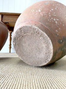 Pair of 19th Century Monumental Olive Jars