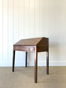 An Antique English Oak Clerk's Desk c1790