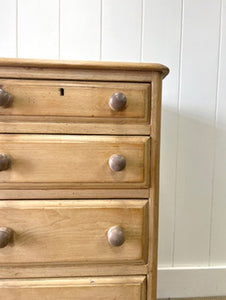 A Light Pine Antique English Sideboard c1890