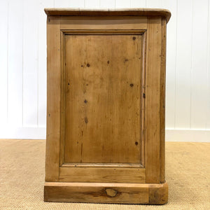 An English Country 7 Drawer Pine Buffet or Sideboard